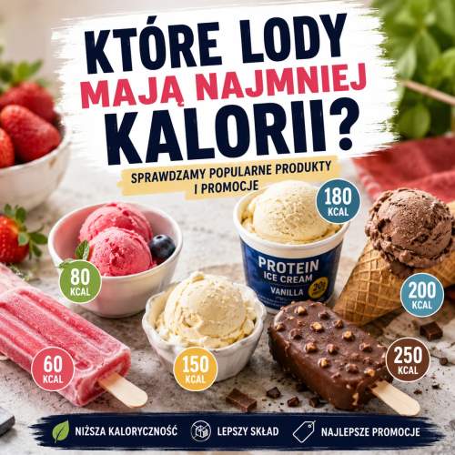 Które lody mają najmniej kalorii – porównanie sorbetów, lodów wodnych i proteinowych