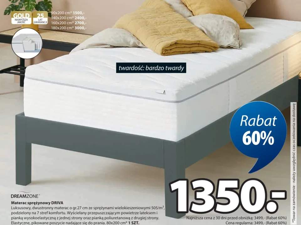 materac sprężynowy