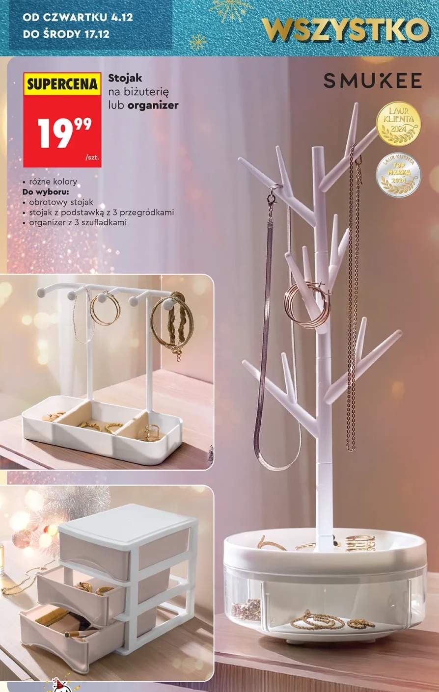 stojak na biżuterię