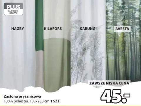 zasłona prysznicowa