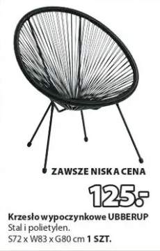 Krzesło wypoczynkowe UBBERUP