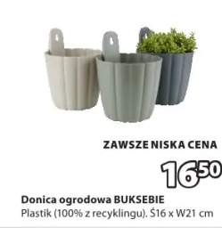 Doniczka ogrodowa Buksebie plastik (100% z recyklingu)