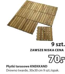 Płytki tarasowe Knekkand drewno twarde