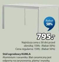 Stół ogrodowy Kumla