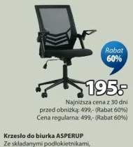 Krzesło biurowa Asperup