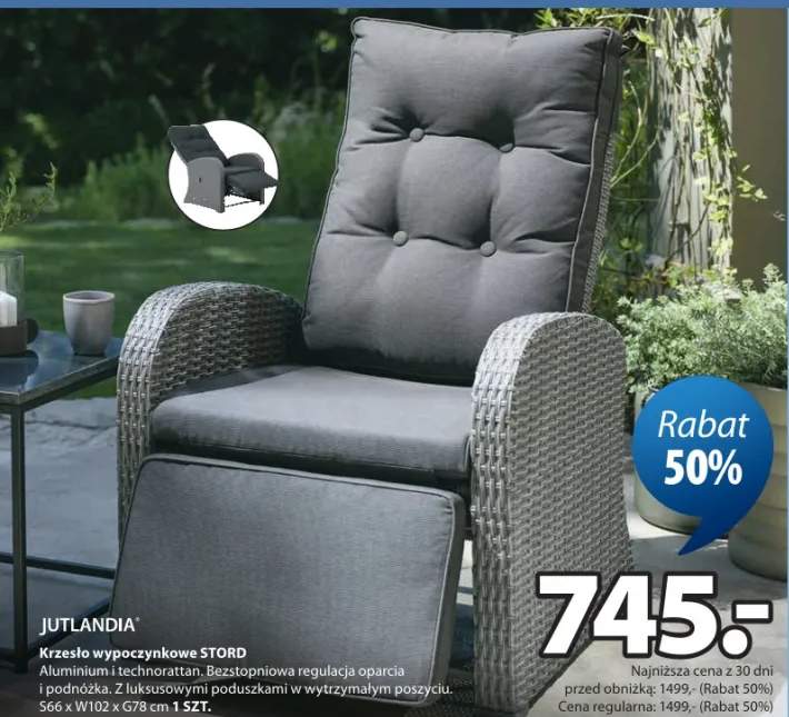 Krzesło wypoczynkowe Stord