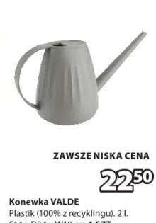 Konewka plastik (100% z recyklingu), 2 l. S14 x D34 x W18 cm