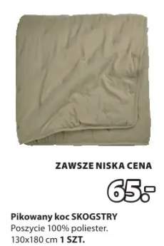 Pikowany koc poszcie 100% poliester. 130x180 cm