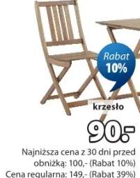 Krzesło składane drewniane