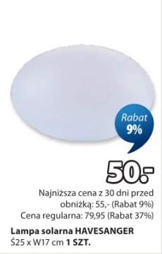 Lampa solarna HAVESANGER