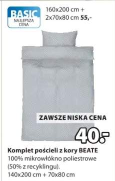 Komplet pościeli z kory BEATE