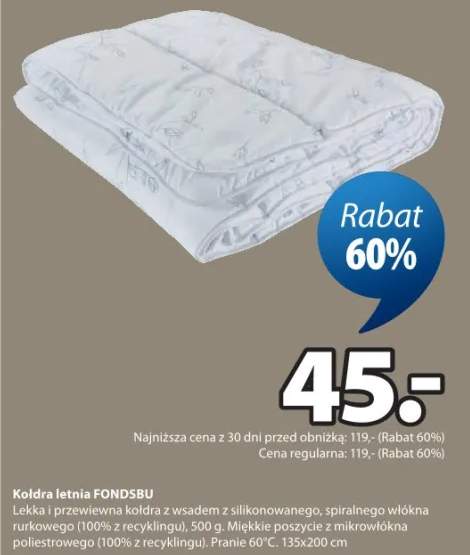 Kołdra letnia FONDSBU