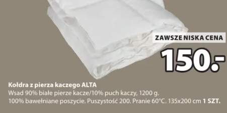 Kołdra z piera kaczego ALTA