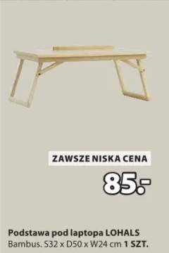 Podstawka pod laptopa Lohals bambus S32 x D50 x W24 cm