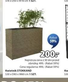 Kwietnik STOKKAND S30 x D83 x W60cm