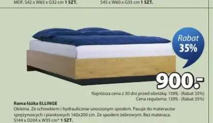 Rama łóżka ELLINGE