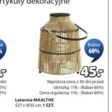Latarnia MAALTHE S27xW35cm