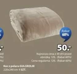 Koc z polaru GULSKOLM 220x240cm