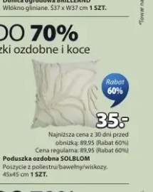 Poduszka ozdobna SOLBLOM 45x45cm