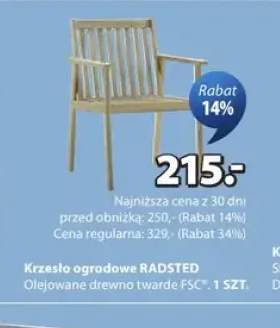 Krzesło ogrodowe RADSTED