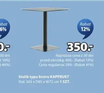 Stolik typu bistro KAPPRUET S65 x D65 x W72cm