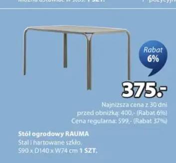Stół ogrodowy RAUMA