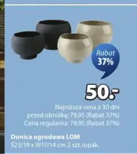 Donica ogrodowa LOM S23/19xW17/14cm