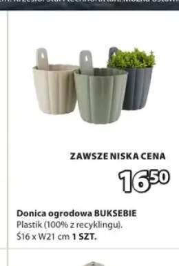 Donica ogrodowa BUKSEBIE Ś16xW21cm
