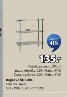 Regał VANDBORG S80xW92xG40cm