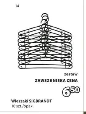 Wieszaki SIGBRANDT 10-pak