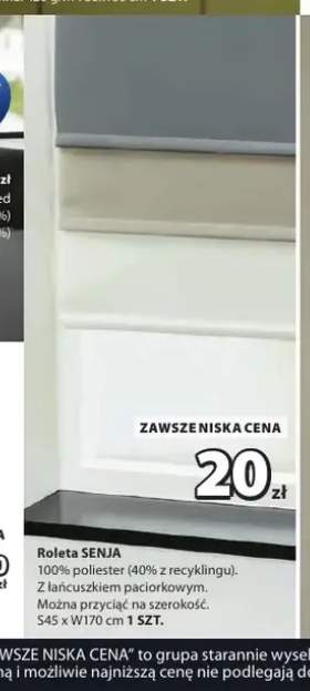 Roleta SENJA 100% poliester S45 x W170cm