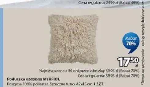 Poduszka ozdobna JYSK MYRFIOL
