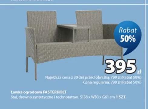 Ławka ogrodowa FASTERHOLT