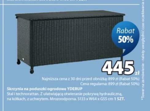 Skrzynia na poduszki ogrodowe YDERUP