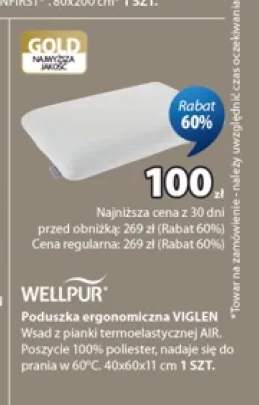 Poduszka ergonomiczna WELLPUR VIGLEN