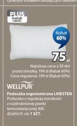 Poduszka ergonomiczna WELLPUR LIHESTEN