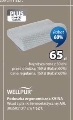 Poduszka ergonomiczna WELLPUR KVINA