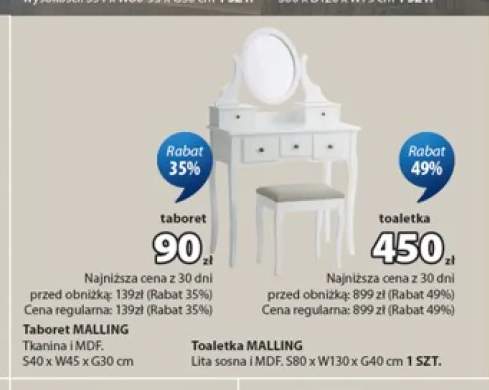 Taboret MALLING