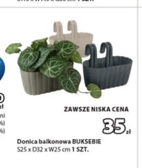 Donica balkonowa Buksebie
