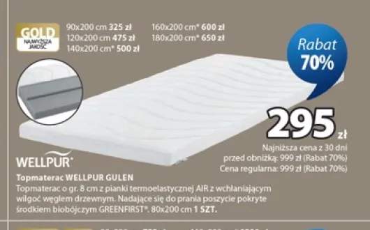 Topmaterac Wellpur Gulen