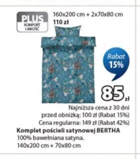 Komplet pościeli satynowej BERTHA