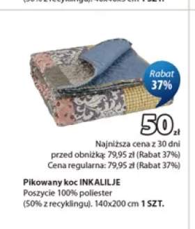 Pikowany koc INKALILJE