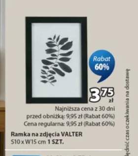 Ramka na zdjęcia VALTER S10xW15 cm