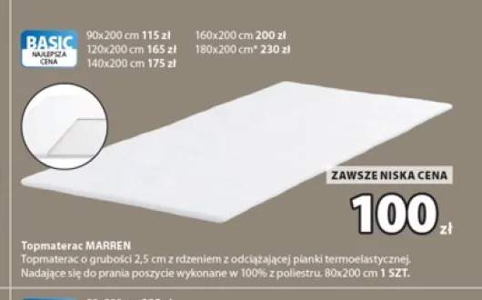 Topmaterac Marren 80x200 cm