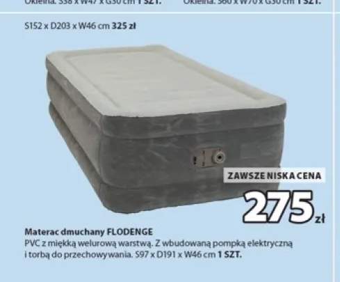 Materac dmuchany Flodenge 97x191x46 cm +1 wariant