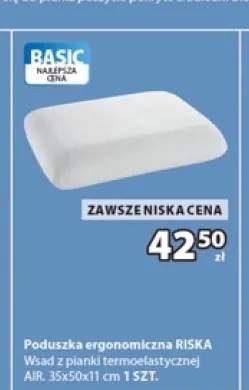 Poduszka ergonomiczna Riska 35x50x11 cm