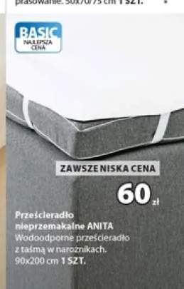 Prześcieradło nieprzemakalne Anita 90x200 cm