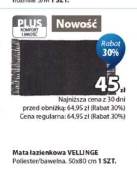 Mata łazienkowa Vellinge 50x80 cm